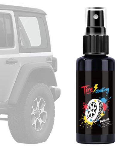 Gacqpli Pneumatico Gloss Spray - Antigraffio Nano Pneumatico Sigillatura | Rimozione Cerchioni - Per Auto Veicolo Moto SUV Automobile Casa Cura Dettagli Restauro Manutenzione Manutenzione