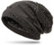 Caspar MU178 gefütterte Feinstrick Beanie Mütze im Destroyed Glitzer Look, Farbe:dunkelgrau, Größe:One Size