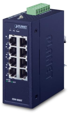 Planet ISW-800T switch di rete L2 Nero
