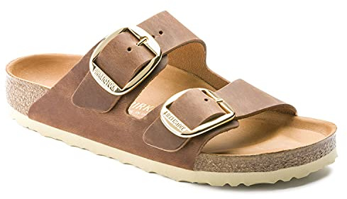 BIRKENSTOCK Damen Arizona Big Buckle Sandalen braun, Braun (Antique Brown), 35 EU