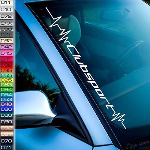 Autoaufkleber Herzschlag Performance Pulsschlag Aufkleber kompatibel mit Volkswagen Sticker Performance TYP 15 Edition Sport Auto-Aufkleber