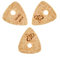 ORTEGA Filz Picks für Nylon Saiten Instrumente & Ukulelen OGP-F-H3-4mm hart/ 3er Pack