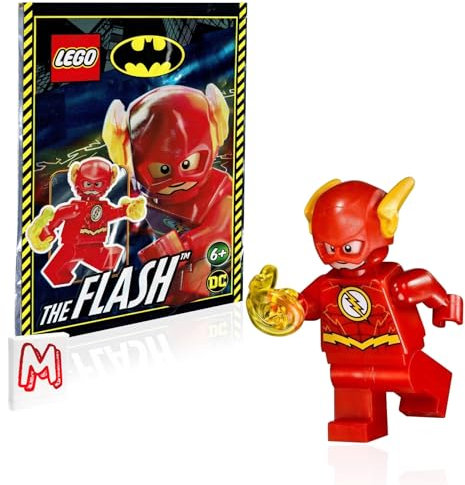 LEGO DC Comics Super Heroes Justice League Minifigure - Flash (with Power Blast) 76098