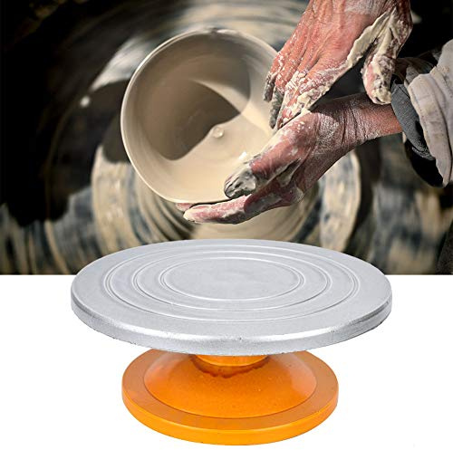Ejoyous Pottery & Sculpting Wheel, 11.6in Ceramics Pottery Model-Making Turntable Round Sculpting Wheel Model Stand with Non-Skid Base for Clay Ceramics Cake Decorating