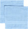 REDBEST Seiftuch 2er-Pack Chicago hellblau Größe 30x30 cm - saugstark, strapazierfähig, ideal für Reisen, Sport (weitere Farben)