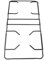 Griglie Franke per piano cottura 4 fuochi cucina a gas no originale 133.0042.152 e 133.0042.151 DOH 64S, PCC 4 (Griglia 45.3x22.7 GRG609)