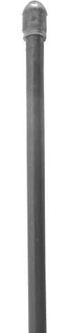 Geflechtspannstab Spannstab für Maschendraht-Zaun Zaun-Geflecht Stab spannen Spanner grün grau 1030mm, 1300mm und 1550mm Ø6mm (105cm lang in grau)