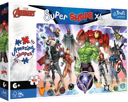 Junior Super Shape XL Puzzle 160 Teile - Marvel Avengers