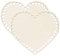 SEWACC 2 Stücke Basis Herz Basis Weben Taschen Liefert Häkeln Geldbörse Böden Holzboden Blanko DIY Runde Tasche Stricken Hohl Machen Für Handwerk Valentinstag Formbrett