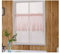 SHTGOI Kurze Vorhänge 130 x 41cm Vintage Kaffee Vorhang Spitze Stickerei Kurzgardine Halbtransparent Gardinen Voile Kurzstore Bistrogardine Scheibengardinen für Küchen Schlafzimmer Rosa