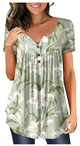 Generic Damen Löwenzahn Shirt Brasilien Trikot Rockabilly Kleider Gr 50 Große Größen Langarm Tops Techno T-Shirt Stirnband Leinenbluse Top Spaghettiträger
