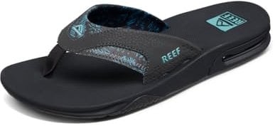 Reef Herren Fanning Flip-Flop, Aquifer Palm, 13