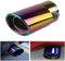ANROI Auspuffblende Runde Endrohr, Endrohrspitze, Edelstahl Auspuffrohr, Universal 38-53 mm Sound Vapor Trim Runde Chrom Auspuffspitzen Rostfreies Auto