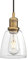 JIMUBEAM Industrial Glass Ceiling Pendant Light, Retro Loft Bar Hanging Lamp Fixture for Kitchen Island, Dining Room, Living Room, Hallway, Entryway, Bedroom (Antique)