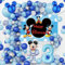70 Stück Mickey Deko 3 Geburtstag, Mickey Luftballons 3. Geburtstag, Mickey Girlande Geburtstag, Mickey Hintergrund Geburtstag, Mickey Folienballon 3, Kindergeburtstag Deko 3 Jahre Mickey