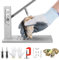 Kensbro Oyster Shucker, Stainless Steel Austernmesser, Einstellbares Austernöffner, Comercial Austern-Öffner-Kit, Meeresfrüchte-Werkzeuge mit 1 Paar Handschuh, 2 Austernmesser, 1 Befestigungsclip