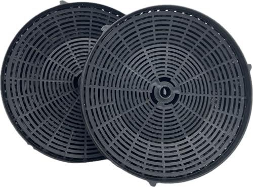 Berfico Aktivkohle-Ersatzfilter/passend für Dunstabzugshauben von Elica, AEG, TurboAir, Thomson, Juno, Zanussi (Type 57, Typ-57, Typ57, Mod. V400, CFC0038668, CFC0140343) / 2 Ersatzfilter