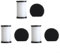 Lot de 3 filtres de rechange pour aspirateur Akitas AK585K V8, pour accessoires d'aspirateur Akitas 585K, lavables et réutilisables