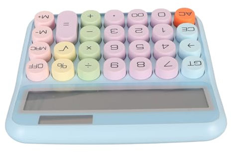 12 Digit Colorful Calculator Mechanical Keyboard Calculator Electronic Desktop Calculator for Home School Office (#2)