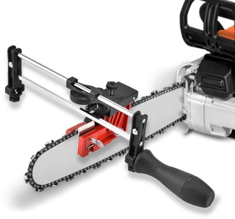 ZJchao Kettensägen-Mühlenschienenführung, 14,3 Unzen Tragbares Sägewerk, Alle Winkel, Tiefen Kettensägen-Mühlen-Kit für Kettensäge