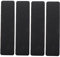 jojofuny Outdoor Concrete Step Cover Anti-slip Tape Non-skid Door Strip 4pcs Pvc Floor Tapes Black