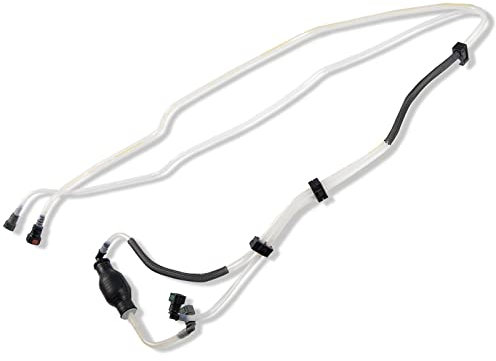 Durite Tuyau d'Alimentation de Carburant avec Pompe Poire d'Amorçage compatible pour CLIO II KANGOO THALIA I 1.5 DCI - 8200218942 8200050936