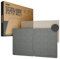 Minismus Puzzle Badematte Stein 80x50cm - Diatomite Stone Bath Mat - Steinmatte Badezimmer - Stein Badematte - Duschvorleger Schnelltrocknend - Duschmatte - Kieselgur Badematte (Dunkelgrau)