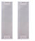 Paquete de 2 filtros de campana extractora de 525 x 162 mm, repuesto de aluminio para trampa de grasa BRS62X ORT6WXA RBES62 de 5 capas