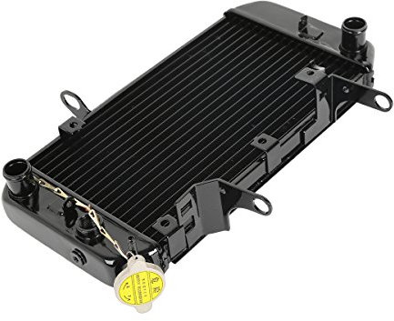 XMT-MOTOR Moto Enfriamiento del Radiador Enfriador Negro para V-Strom 650 DL650 2004-2011