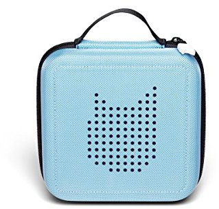 tonies Carry Case, Toy Box Storage and Travel Case for Audio Characters, Hardshell Case for up to 20 Figurines for use with Your Toniebox Portable Speaker (Sold Separately), Ages 3+, Colour: Blue