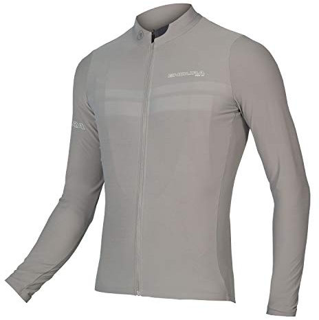 Endura Mens Pro SL Road Cycling Jersey Long Sleeve Fossil, X-Large