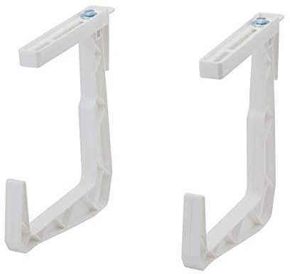 Form Plastic 2 Stück Halterung für Balkonkasten Venus Kunststoff - Weiß