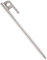 QVIVI Edelstahl Zeltheringe Zeltnagel 20CM 8 Stück, Outdoor Camping Zelt Heringe Erdnägel Robust Ideal für normalen und harten Boden