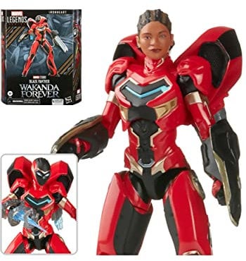 Marvel Hasbro Legends Black Panther Wakanda Forever, 15 cm große Ironheart Action-Figur, 8 Accessoires, F5783, Multi