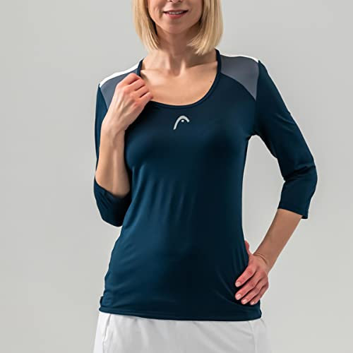 HEAD CLUB 22 Tech 3/4 Shirt Women, blau, M
