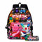 Roblox Rucksack für Mädchen, Glaxy Rainbow Planet, Büchertaschen für Kinder, Teenager, Kleinkinder, modischer Tagesrucksack, Reise-Laptop-Tasche und Federmäppchen (Rose), rose, L, Rucksack Backpacks