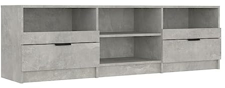 vidaXL Mobile per TV Grigio Cemento 150x33,5x45cm Legno Ingegnerizzato