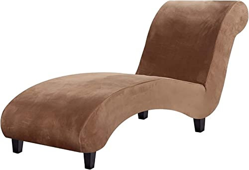AQIGR Samt Chaise Luxus Chaise Bezug Für Chaiselongue Chaise Lounge Cover Liegesessel Stuhlbezug Elastische Relaxliege Deluxe Stuhlbezüge (Color : G)