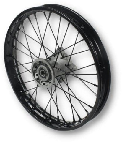 Dirtbike Dirt Bike Felge für vorne schwarz 14 für 15mm Achse