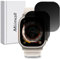 Miimall Protector de pantalla de privacidad para Apple Watch Ultra 2 de 49 mm, dureza 9H, vidrio templado, antiarañazos, antiespía, antiburbujas, para Apple Watch Ultra de 49 mm