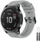 Bracelet de Montre pour Garmin Fenix 6/6 Pro,Fenix 5/5 Plus/Fenix 7, Forerunner 935, Forerunner 945, Approach s60, quatix 5 Bracelet QuickFit 22mm Remplacement Bracelet (Gris)