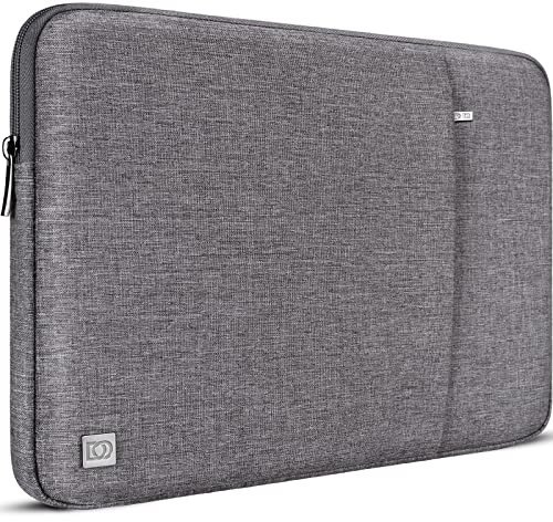 DOMISO 17 Zoll Wasserdicht Laptop Sleeve Case Notebook Hülle Schutzhülle Tasche Laptoptasche Schutzabdeckung für 17 ZBook Fury 17,3 G8/17.3 HP Pavilion 17 / HP 17, Grau