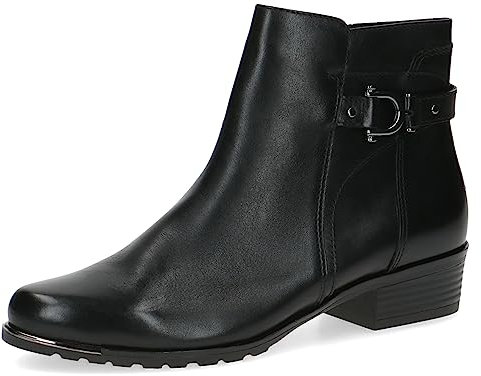 CAPRICE Femme 9-25334-41 Bottines à Lacets avec Talon, Noir, 38 EU