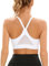 Dmwhsy Reggiseno Sportivo da Donna Y Reggiseno Sportivo Imbottito con Spalline Incrociate sul Retro Reggiseno da Yoga per Allenamento di Supporto Medio con Coppe Rimovibili