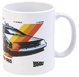 Grupo Erik - Mug Retour vers le Futur 350ml | Tasse en Céramique Sous Licence Officielle | Mug Café & Thé, Idée Cadeau Geek, Anniversaire ou Noël