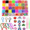 WeiRenLuan 2500+ Loom Bänder Set,Bänder Armbänder Selber Machen Armband Set mit Perlen, Anhänger, Charms, Y Loom, S-Clips und Häkelnadeln, Geschenk für Junge Mädchen