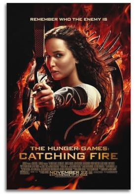 VZRSQZK Filmposter The Hunger Games, dekoratives Gemälde, Leinwand-Wandposter und Kunstdruck, modernes Familienschlafzimmer-Dekor-Poster, 20 x 30 cm