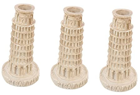 FRCOLOR 3stücke Faux-Turm-Modell Für Fischbecken Resinkunstwerk Aquarium-Dekoration Landschafts-turmstatue Für Aquarien Und Teiche Einzigartiger Blickfang Für Ihre Dekoration