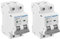 Heschen 2 Stück DC Miniatur-Leistungsschutzschalter, HSB6C-DC, 2 Polig, DC500V 16A, Photovoltaik-Leistungsschalter, für Solar-PV-Anlage Solarzellen Gittersystem, 35mm DIN-Schienenmontage (16A)