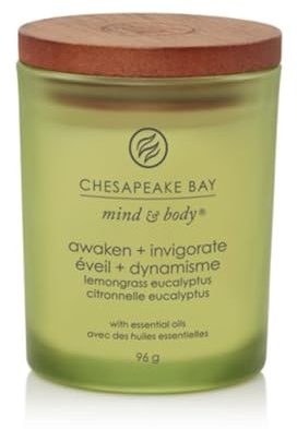 Yankee Candle Awaken & Invigorate Duftkerze Citronella und Eukalyptus, klein, 96 g